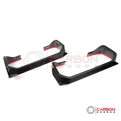Carbon Fiber Rear Tail Light Trim Bezel Cover For Ford Bronco Raptor | Glossy or Matte