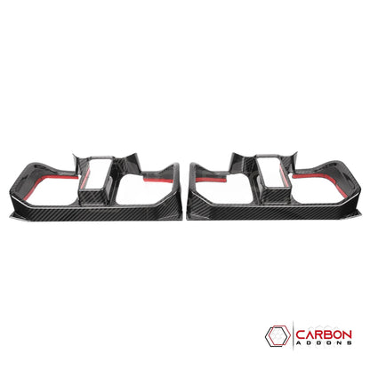 Ford Bronco Raptor Carbon Fiber Rear Tail Light Trim Bezel Cover | Glossy or Matte