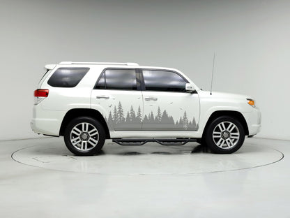 Forest Tree Mud Splash Truck Decal. #6813