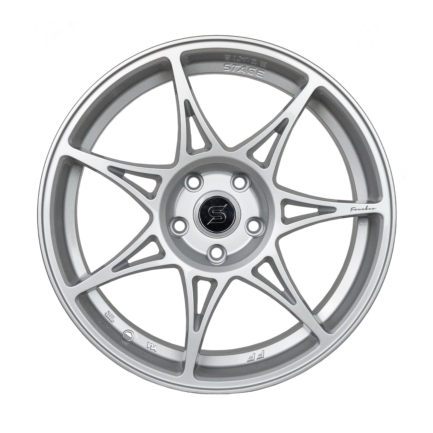 Foushee 18x9.5 +22mm 5x114.3 CB: 73.1 Color: Liquid Silver
