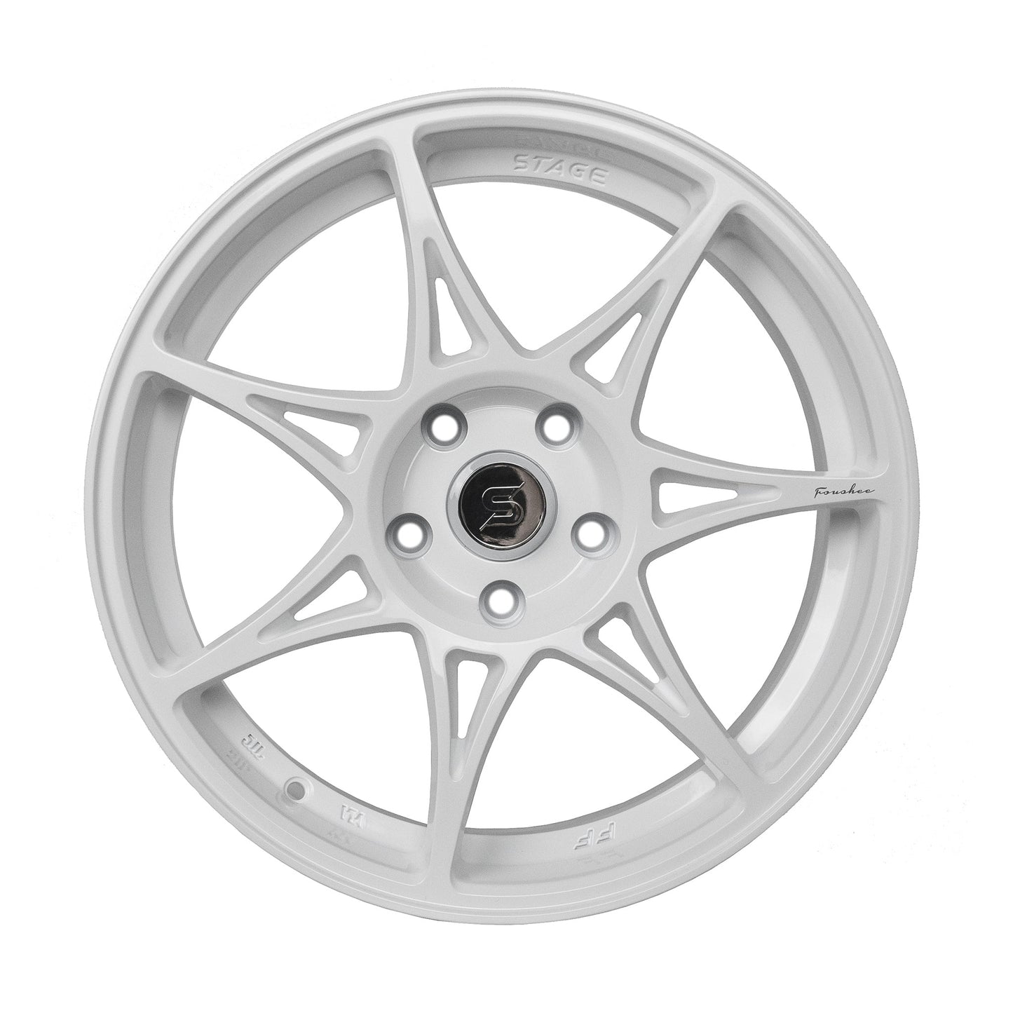 Foushee 18x8.5 +35mm 5x114.3 CB: 73.1 Color: White