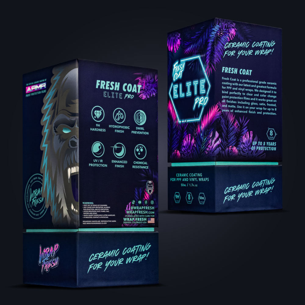 Fresh Coat Elite Pro - 8 Year Ceramic Coating Kit for PPF and Vinyl Wraps