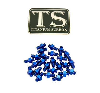 Titanium Grips for E-moto Pegs (1, 3, 10, or 25 pcs)