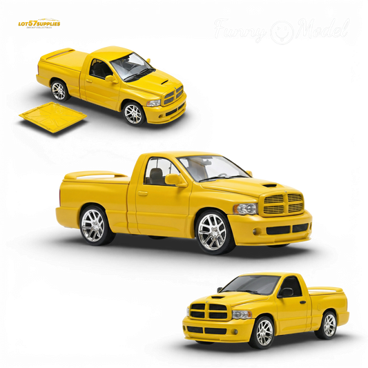 (Pre-Order) Funny Model 2004 Dodge RAM SRT-10 - Yellow Fever 1:64