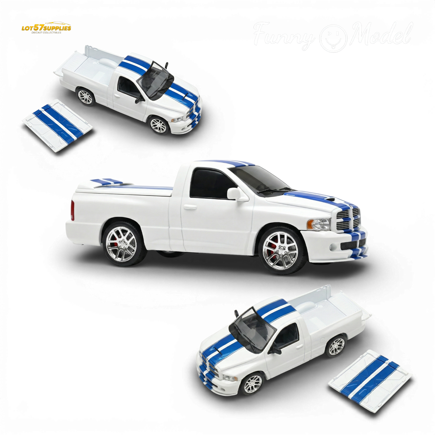 (Pre-Order) Funny Model 2004 Dodge RAM SRT-10 - Commemorative Edition 1:64