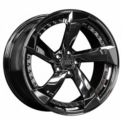 Forged 2-Piece Audi  E-TRON / Q8 "Rotor" Style Wheels