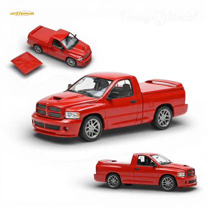 (Pre-Order) Funny Model 2004 Dodge RAM SRT-10 - Flame Red 1:64