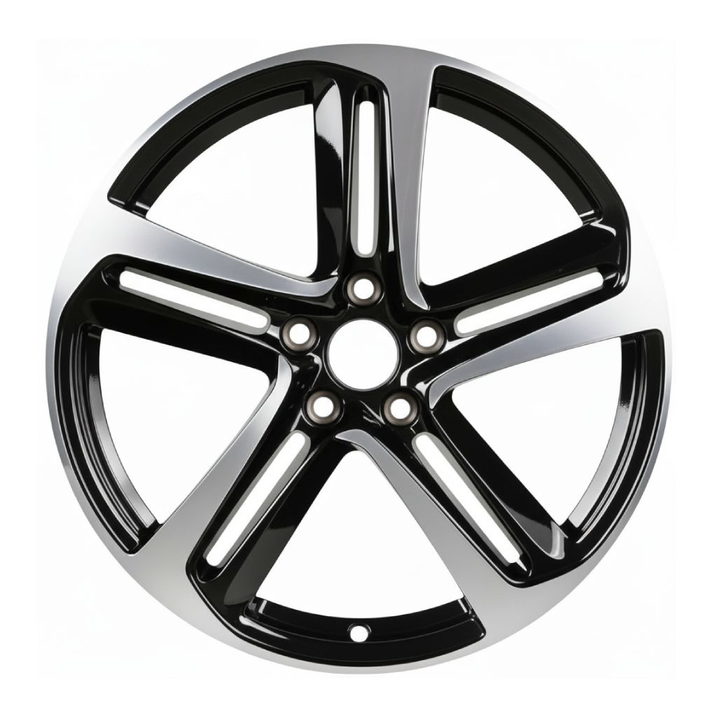 HD1 19x8.5 5x114.3 +35 64.1 Black Machined Face