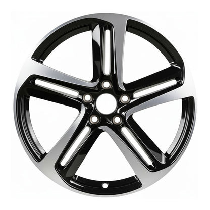 HD1 19x8.5 5x114.3 +35 64.1 Black Machined Face