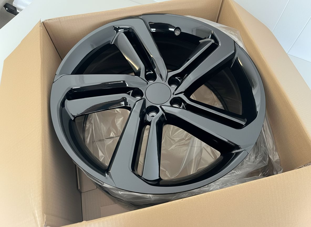 HD1 19x8.5 5x114.3 +35 64.1 GLOSS BLACK