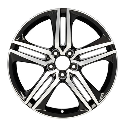 HD2 20x8.5 5x114.3 +35 64.1 Black Machined Face
