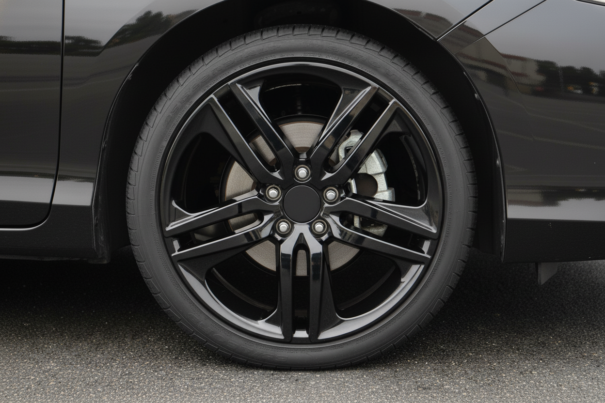 HD2 20x8.5 5x114.3 +35 64.1 Gloss Black