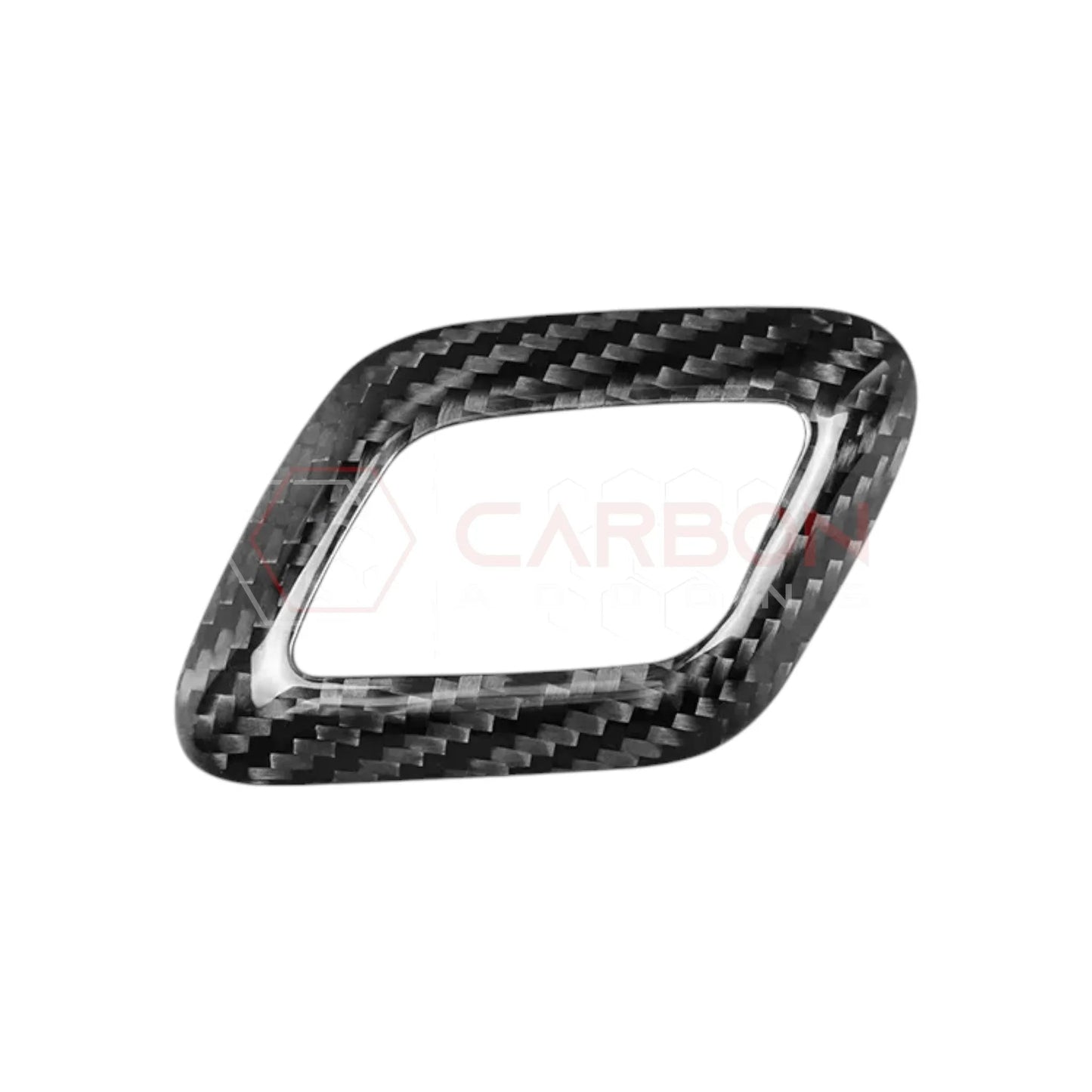 F150 2015-2020 Shift Knob Chrome Trim Delete Carbon Fiber Cover