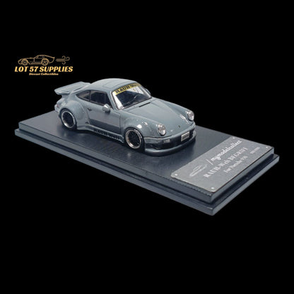 MC Porsche RWB 930 Cement Grey Ducktail Diecast 1:64