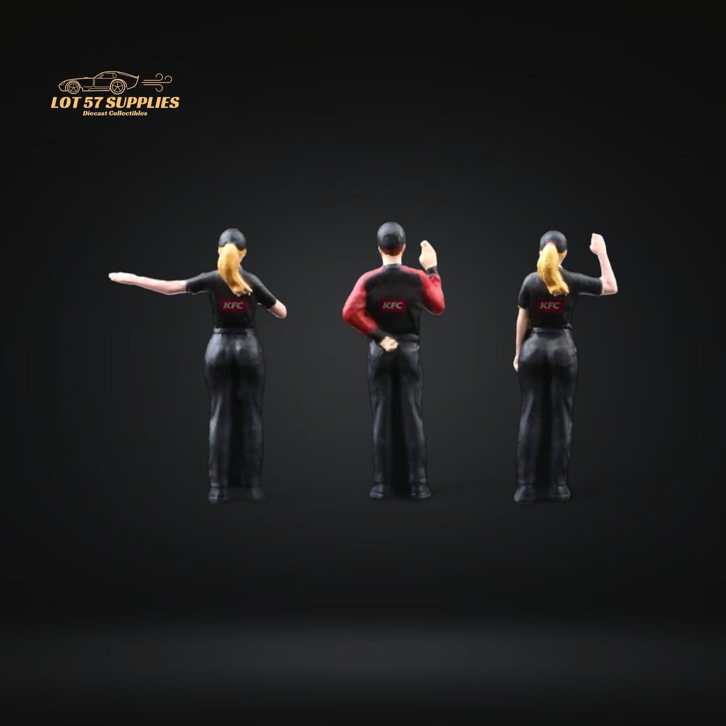 MoreArt KFC Restaurant Scale Figures 1:64 MO223001