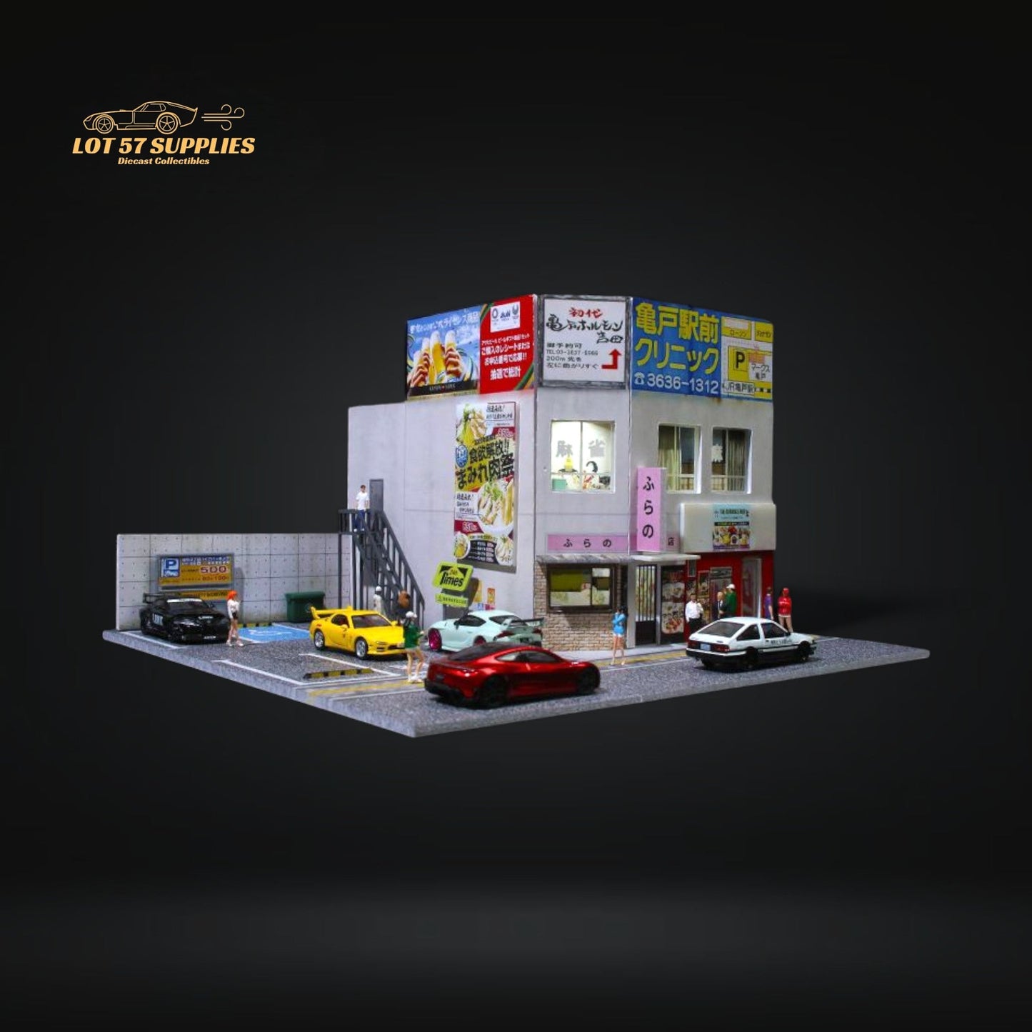 (Pre-Order) MoreArt Japanese Commercial Building Diorama 1:64