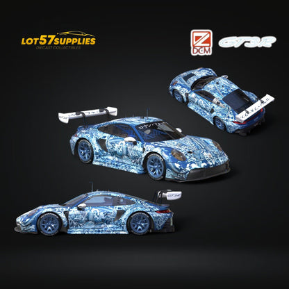 (Pre-Order) DCM Porsche 911 GT3 R in Green Ocean livery 1:64