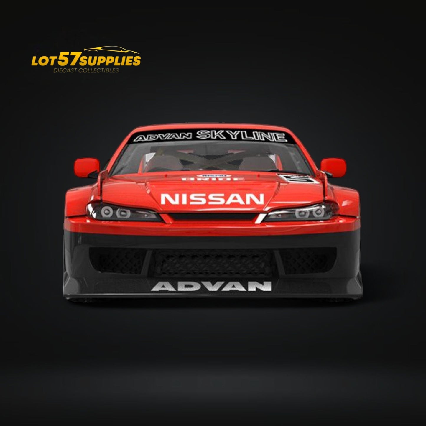 (Pre-Order) SUPCAR Silvia S15 Advan LBWK Livery 1:64