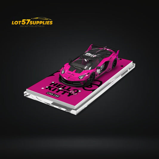 (Pre-Order) Cool Car Lamborghini GT EVO Dark Pink Ordinary 1:64