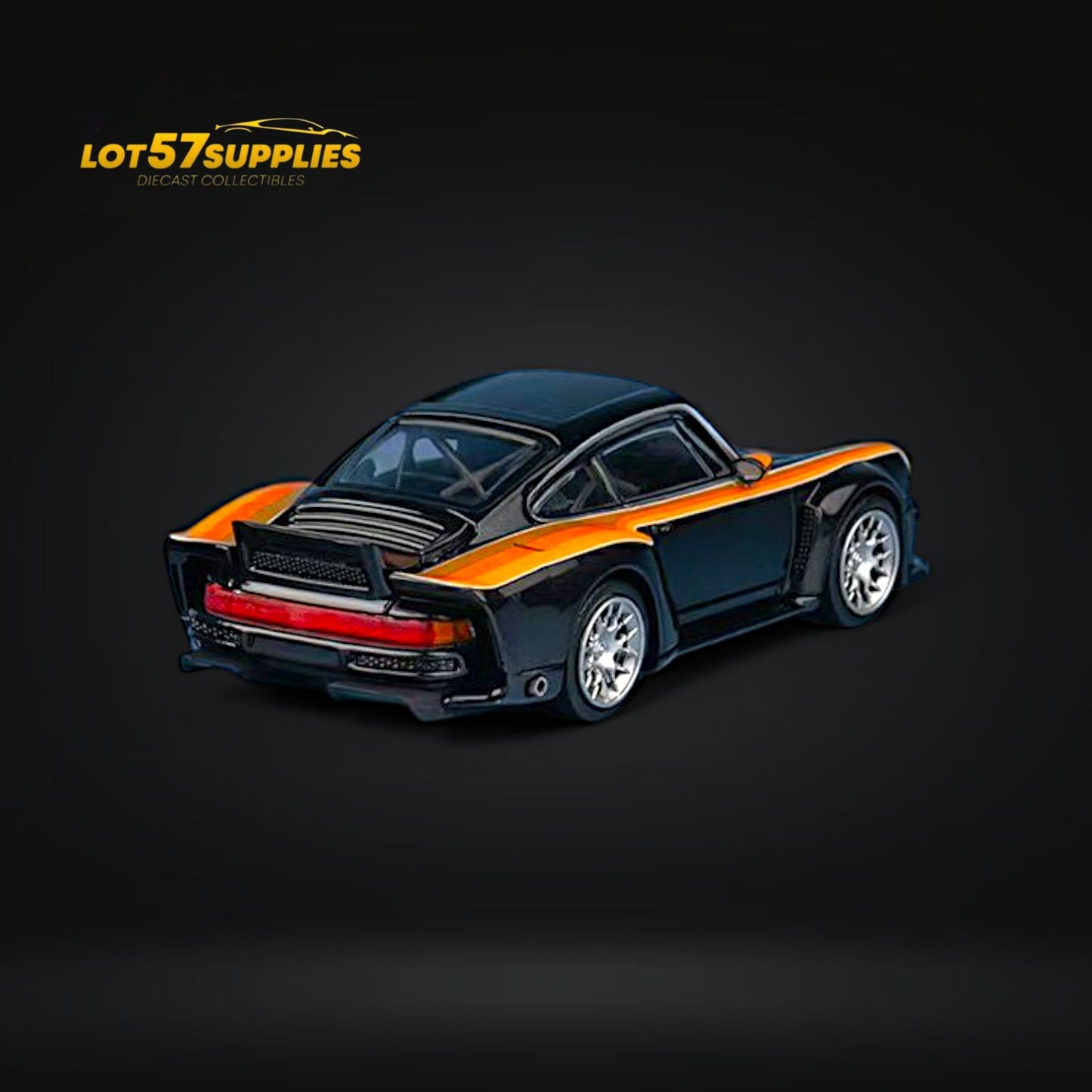 (Pre-Order) Findclassically Singer DLS Turbo Low Tail Black Pearl Road Version 1:64