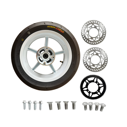 12" Supermoto Wheel Set for All Mini-Motos