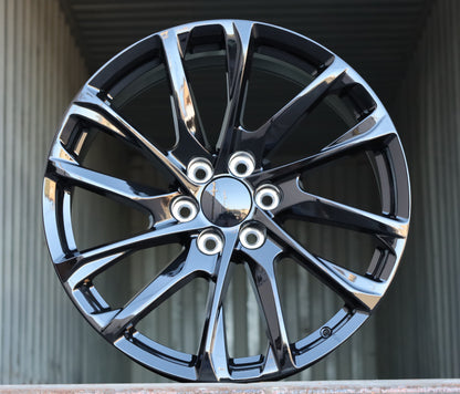 GM4 22x9 6x139.7 +24 78.1 GLOSS BLACK (FITS GMC SILVERADO TAHOE SIERRA)