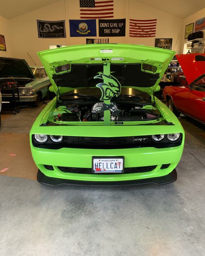 Hellcat hood prop