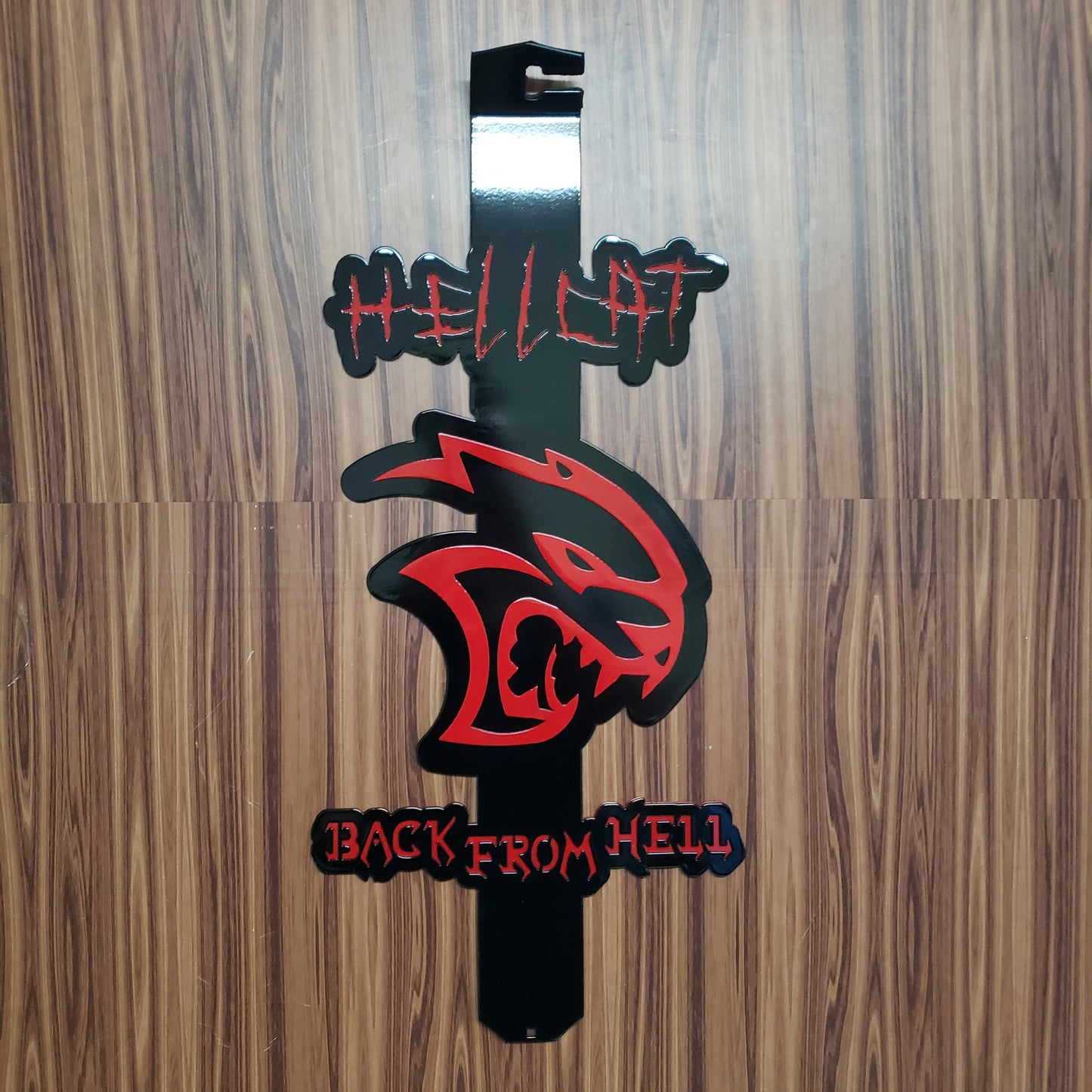 Back from Hell Hellcat hood prop