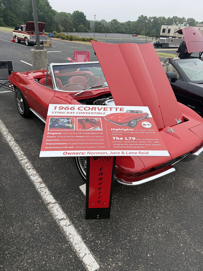 c2 corvette Show board display stand