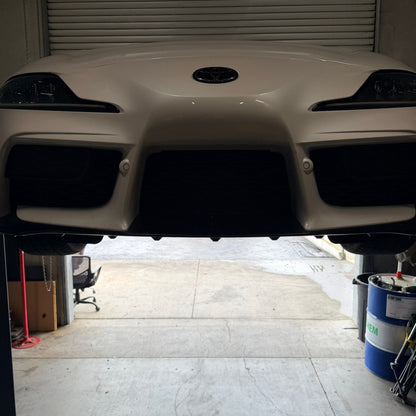 Toyota Supra MK5 Splitter Guards (2019-2026) | Stainless Steel Front Lip Protection
