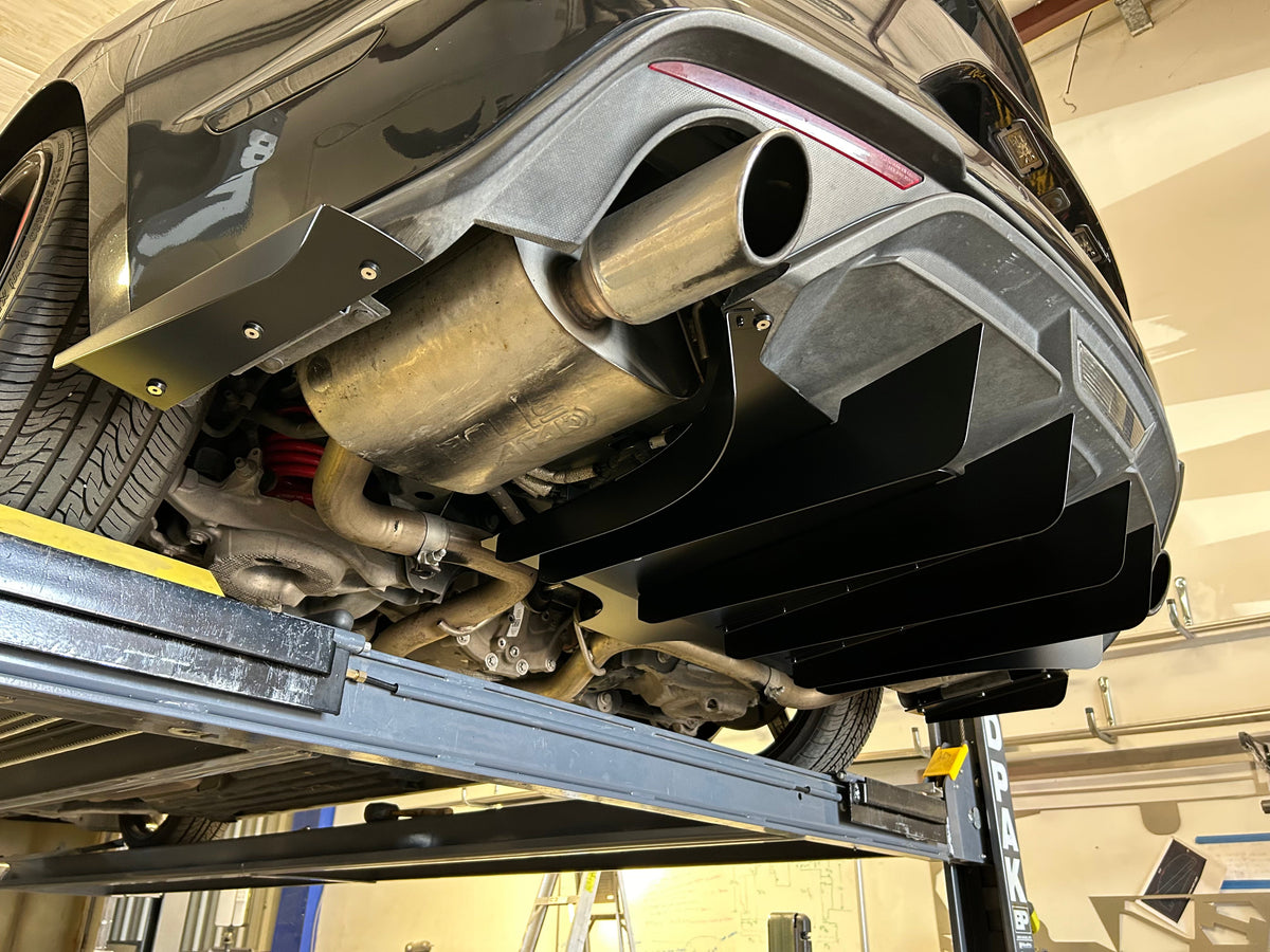 Ford Mustang (2018-2023) Ecoboost ATHENA Rear Diffuser & Spats