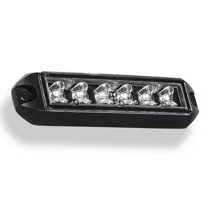 6 LED Emergency Vehicle Grille Warning Light Head