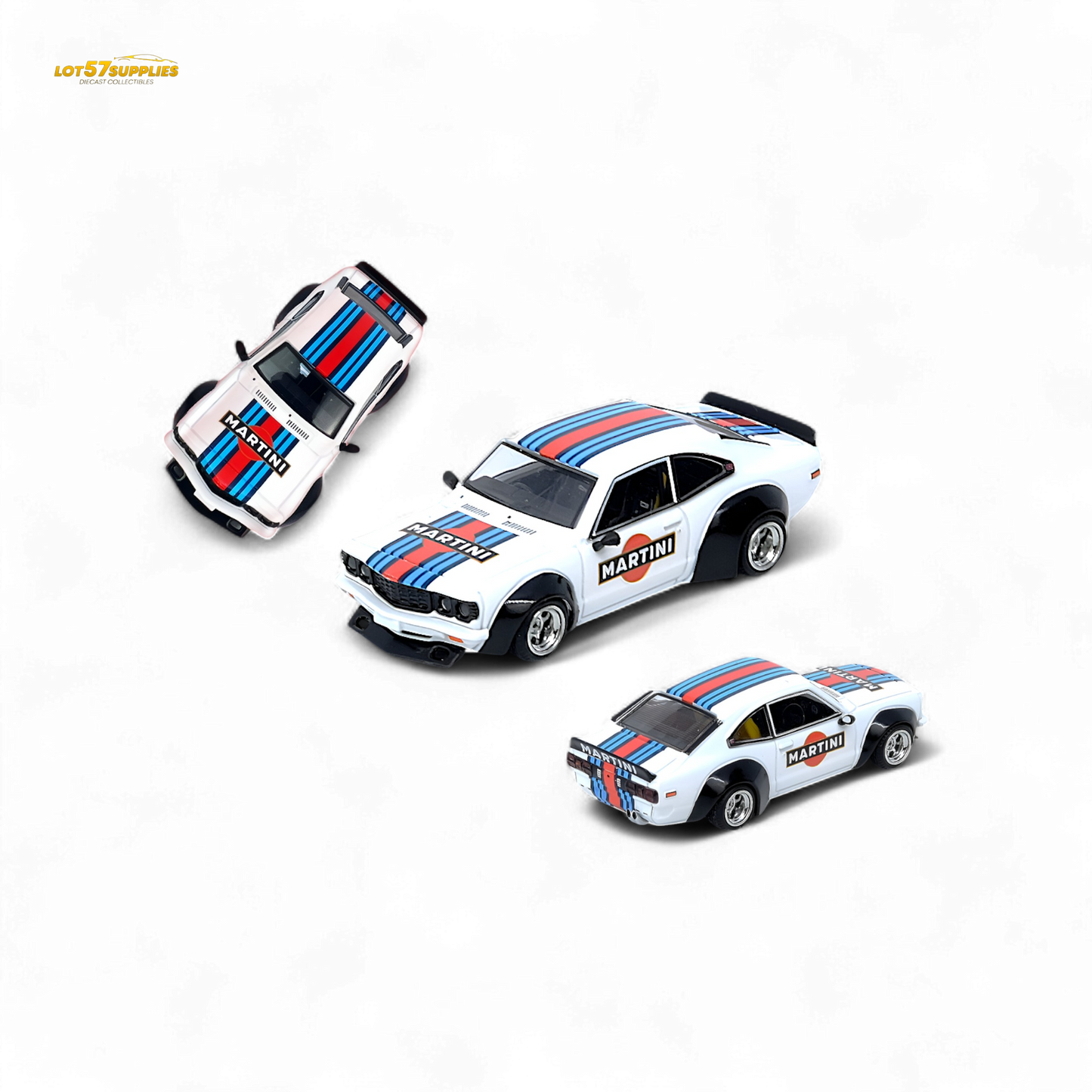 Inno64 MAZDA SAVANNA RX3 "MARTINI RACING" Livery 1:64