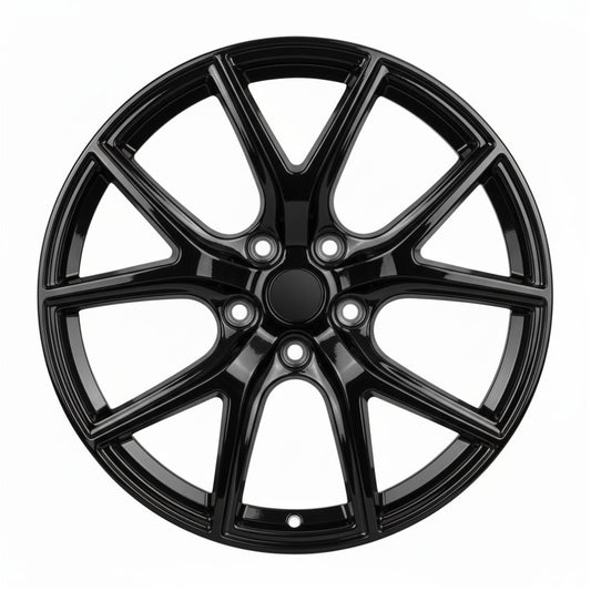 JP2 20x10 5x127 +45 71.5 Gloss Black