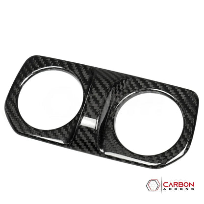 Jeep Gladiator Rear Air Vents Outlet Cover – Real Dry Carbon Fiber (Glossy or Matte) 2020–Current