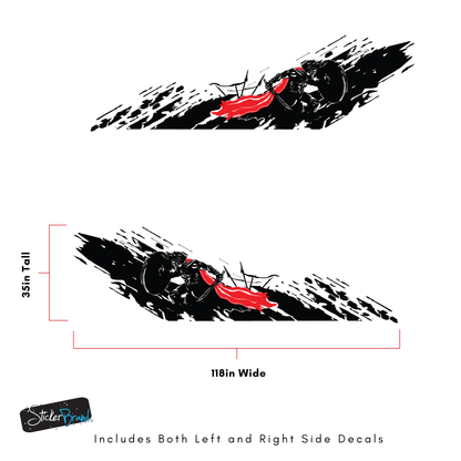 Gladiator Truck Decal Mud Splash for Jeep. #6796