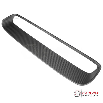 Jeep Gladiator Mojave Hood Scoop Bonnet Vent Cover – Real Dry Carbon Fiber (Glossy or Matte) 2020–Current