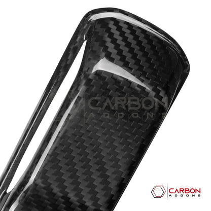 Jeep Gladiator JT & Wrangler JL Windshield Hold Down Bracket Cover – Real Dry Carbon Fiber (Glossy or Matte) 2020–Current