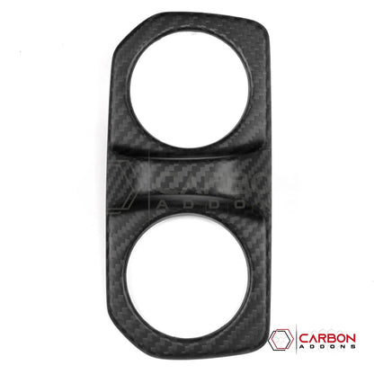 Jeep Gladiator Rear Air Vents Outlet Cover – Real Dry Carbon Fiber (Glossy or Matte) 2020–Current