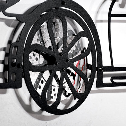 2020 Porsche Cayman GT4 Wall Art – Steel Silhouette with Spinning Wheels-KAFMEKA007