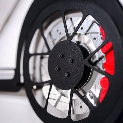 Bugatti Wall Art – Luxury Steel Silhouette with Spinning Wheels-KAFMEKA018
