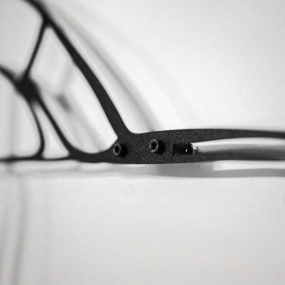 1956 Chevrolet Bel Air Wall Art – Classic Steel Silhouette with Spinning Wheels-KAFMEKA020