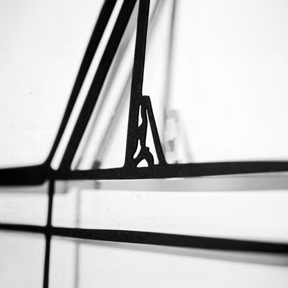 1972 Ford Bronco Wall Art – Classic 4x4 Steel Silhouette with Spinning Wheels-KAFMEKA026