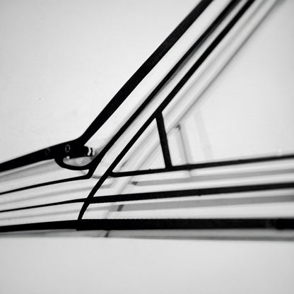 1990 Mercedes-Benz 500 SEC Wall Art – Steel Silhouette with Spinning Wheels-KAFMEKA032