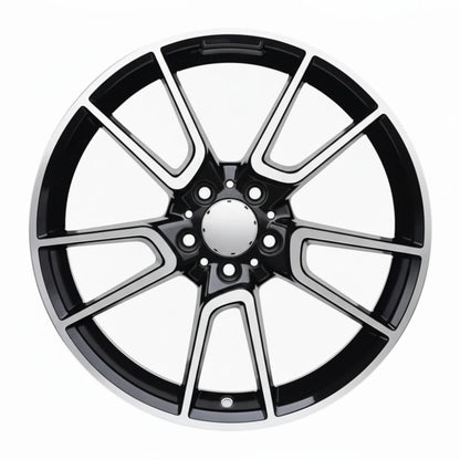 MB10 19x9.5 5x112 +38 66.6 Black Machined Face