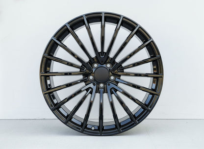 MB15 20x9.5 5x112 +45 66.6 Gloss Black
