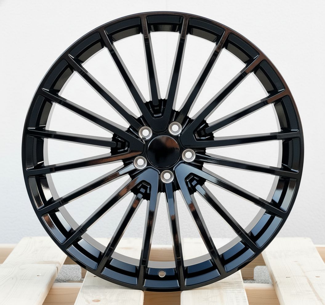 MB15 18x9.5 5x112 +38 66.6 Gloss Black