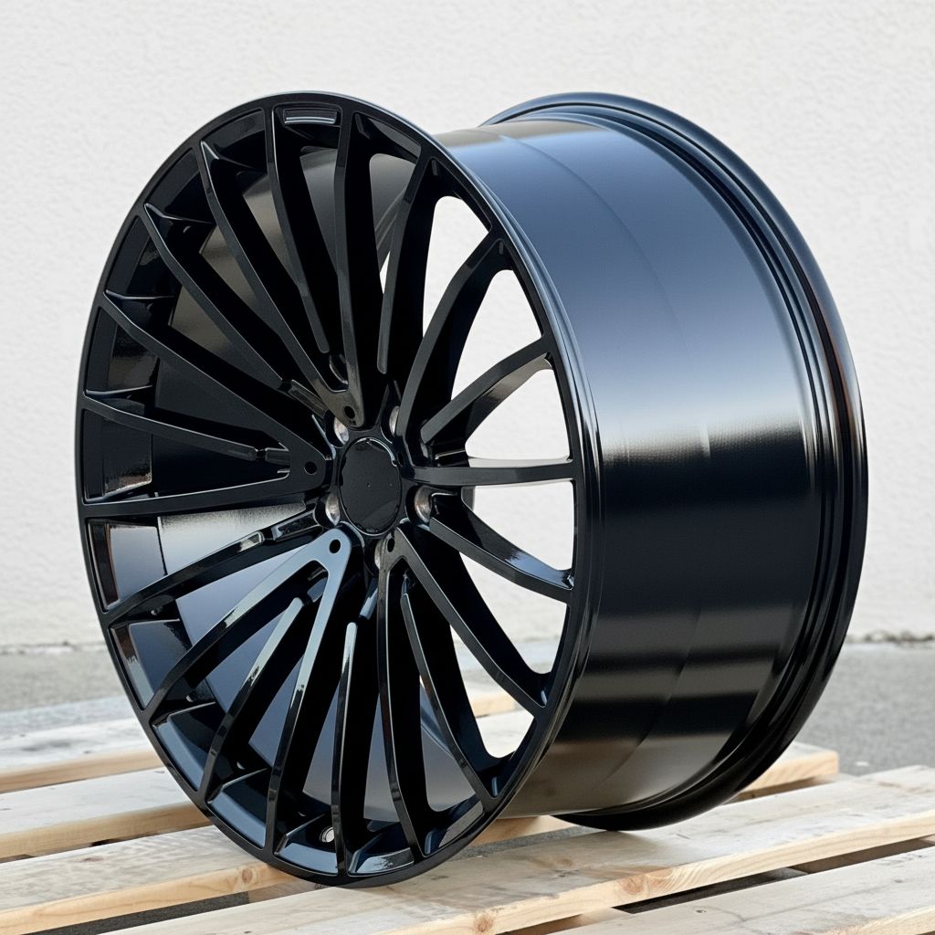 MB15 20x9.5 5x112 +38 66.6 Gloss Black