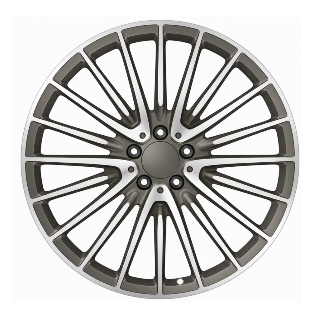 MB15 19x9.5 5x112 +40 66.6 Gunmetal Machined Face