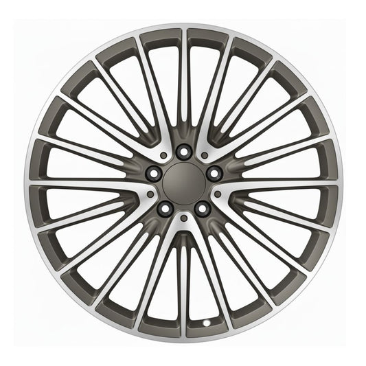 MB15 19x9.5 5x112 +40 66.6 Gunmetal Machined Face